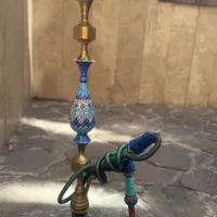 قلیان تنه برنجی دست ساز شیشه سه پوست زیر قیمت|کلکسیون و سرگرمی|تهران, ستارخان|دیوار