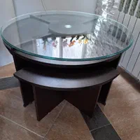 میز گرد وسط و ۴عدد عسلی