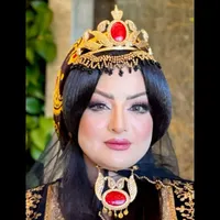 کرایه ست تاج و سنجاق محلی نگین دار (کرایه بدلیجات)