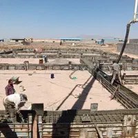 آرماتوربندی اسکلت فلزی تیرچه بتن استخر الماتور