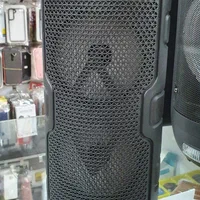 اسپیکر دوباندرقص نور دار دارای میکروفون بیسیم|پخشکننده همراه|گرگان, |دیوار