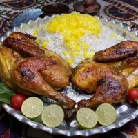 اکبر جوجه مخصوص با مرغ تازه و برنج ایرانی