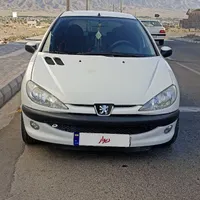 پژو 206سفید تیپ ۲ مدل 89|خودرو سواری و وانت|بیرجند, |دیوار
