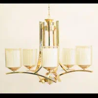 لوستر مدرن پروفیلی دو گلس|لوستر و چراغ آویز|تبریز, |دیوار