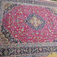 ۲تخته فرش دست باف پشمی