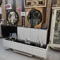 ست ایینه کنسول و میز تی وی مدرن|بوفه، ویترین، کنسول|اهواز, کوی ترابری|دیوار