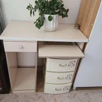 میز کامپیوتر MDF، با جا کیبورد و کیس ریلی|میز تحریر و کامپیوتر|رباط‌کریم, |دیوار