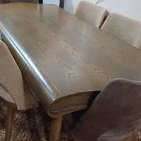 میز ناهارخوری ۶نفره چوب گردو