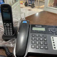 تلفن پاناسونیک بیسیم باسیم دو ۲گوشی باتری نو ضمانت|تلفن رومیزی|تهران, ایرانشهر|دیوار