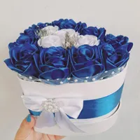دسته گل و باکس ربانی|گل مصنوعی|زرند, |دیوار