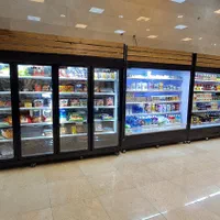 یخچال صنعتی ۳ درب پرده هوا ایستاده تک درب فریزر