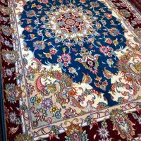 جفت فرش ۶ متری نقشه سالاری تبریز نوبافت گل ابریشم