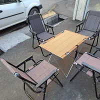 صندلی میز مسافرتی تاشو دسته دار عمده جزعی با کاور|کوهنوردی و کمپینگ|تبریز, |دیوار