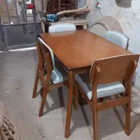 میزو صندلی غذاخوری مدل نیلوفر تمام راش|میز و صندلی غذاخوری|مشهد, حضرت حجت|دیوار