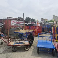 گاری چهار چرخ ثابت بار بر پاپ دستی چرخ ثابت|ابزارآلات|ری, سیزده آبان|دیوار