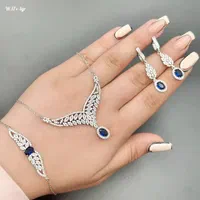 سرویس زنجیری یاقوت سرخ سنتتیک کد213-54 red|جواهرات|تبریز, |دیوار