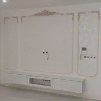 کابینت کمد دیواری تی وی وال  کابینت سازی  اسلامشهر|خدمات پیشه و مهارت|اسلام‌شهر, |دیوار