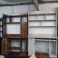 میز تحریر کتابخانه دار نما وکیوم|میز تحریر و کامپیوتر|کاشان, |دیوار