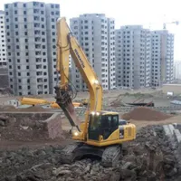 خاکبرداری تخریب با بیل مکانیکی و پیکور خاکبرداری