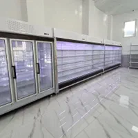 کنت قفسه/یخچال پرده &هوا فروشگاهی روباز چک اوت