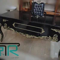 میز مبل تریبون پولیش پایه عصایی کلاسیک مدرن چستر|دفتر کار|خرمشهر, |دیوار