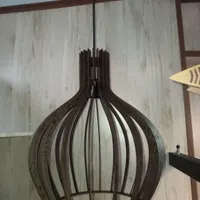 لوستر اویز بالون چوبی