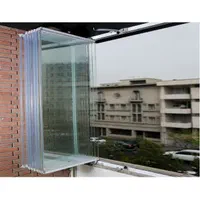 شیشه بالکنی ریلی،آکاردئونی،بالکن شیشه ای تاشو|مصالح و تجهیزات ساختمان|کرج, عظیمیه|دیوار