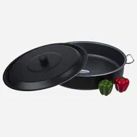 سرویس قابلمه سایز بزرگ 70نفر مارک پرتو قابلمه چدن|ظروف پختوپز|یزد, |دیوار