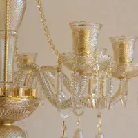 لوستر باکارا باکارات رنگ عسلی|لوستر و چراغ آویز|تبریز, |دیوار
