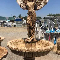 آبنما مجسمه دار بتن گلاس فرشته حیاطی