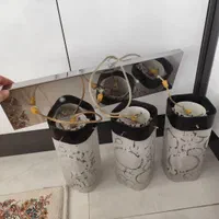 لوستر سه تایی|لوستر و چراغ آویز|بجنورد, |دیوار