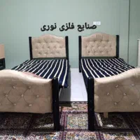 تخت یکنفره (تخت1نفر )صنایع فلزی نوری|تخت و سرویس خواب|مشهد, خواجه ربیع|دیوار