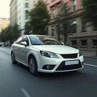 راننده با خودرو در اختیار شرکت دارویی