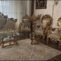 مبل سلطنتی ۹ نفره همراه با ۳ عدد جلو مبلی|مبلمان خانگی و میز عسلی|رشت, فرزانه|دیوار