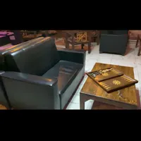 مبل چرم به صورت تک نفر دونفره