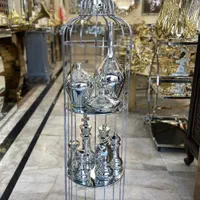 استند گنبدی قفس کنارسالنی فلزی فورتیک دکوری تزئینی|صنایع دستی و سایر لوازم تزئینی|آفتاب, |دیوار