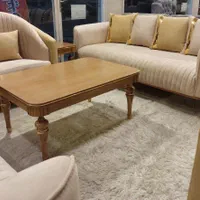 مُبل راحتی کرم رنگ/بدون پیش پرداخت/دم قسط|مبلمان خانگی و میز عسلی|همدان, |دیوار