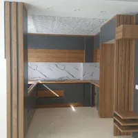 نوین چوب ایران کابینت سفارشی لینا پیش ساخته|مصالح و تجهیزات ساختمان|شیراز, کوشک میدان|دیوار