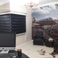 پرده زبرا مشکی بلک سیاه