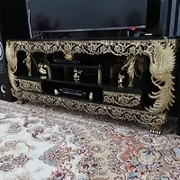 فروش یک عدد میز تلویزیون ویک عدد آیین وکنسول برنج|مبلمان خانگی و میز عسلی|شاهدشهر, |دیوار