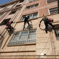 پیچ ورولپلاک نما ساختمان با طناب|خدمات پیشه و مهارت|تهران, یافت‌آباد|دیوار