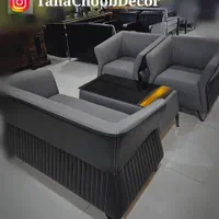 میز مدیریت الدار ام دی اف سفید مشکی آموزشگاه زبان|دفتر کار|کرج, برغان|دیوار