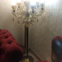 آباژور  کنار سالنی رنگ شامپاینی سالم