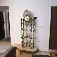 ساعت ایستاده برنزی 4ستون کنارسالنی|ساعت دیواری و تزئینی|مشهد, طلاب|دیوار