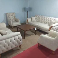 مبل چسترمبل پاریس راحتی چرم پارچه.۶ماه چک بدون سود|مبلمان خانگی و میز عسلی|ساری, |دیوار