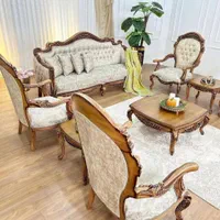 مبل استیل‌کلاسیک‌طرح‌جدید گندم|مبلمان خانگی و میز عسلی|کرج, حصارک پایین|دیوار