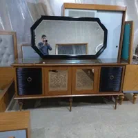 ست آینه کنسول چوبی مدل زمرد|بوفه، ویترین، کنسول|ارومیه, |دیوار