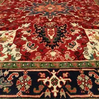 قالیچه دستباف اصل هریس آنتیک پشم دست‌ریس رنگ گیاهی|فرش|تهران, بازار|دیوار