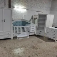 تخت خواب نوزاد مدل فانتزی کاناپه سرویس