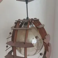 دو مدل لوستر چوبی مناسب آشپزخانه و اتاق خواب|لوستر و چراغ آویز|تهران, چیتگر|دیوار